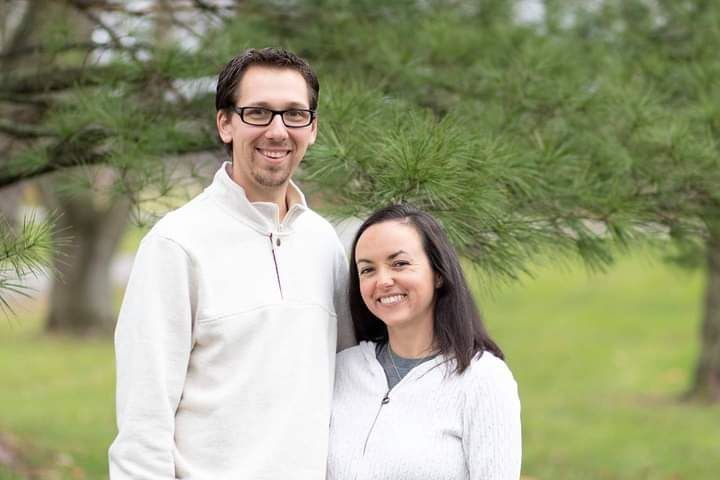Adoptive Mom and Adoptive Dad, Jonathan and Tara, smiling and ready to adopt in Ohio through Spirit of Faith Adoptions